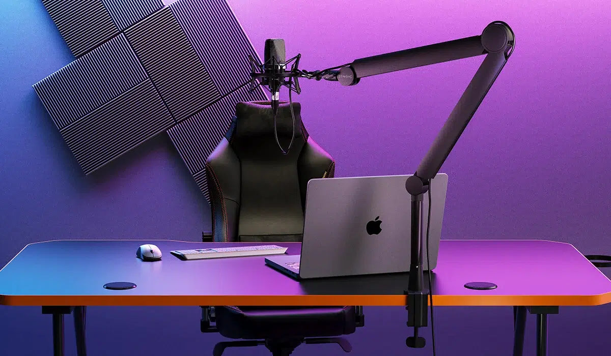 Sensic SA-30 Microphone stand workspace